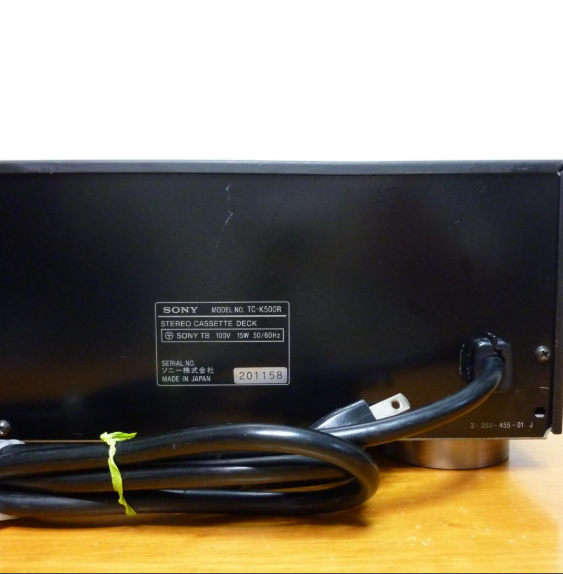 SONY カセットデッキ　TC-K500R SONY] TC-K500R(1989年発売)のレビュー [カセットデッキ] – nakamura