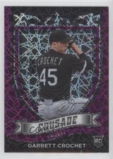 2021 Panini Chronicles Crusade Purple Velocity Prizm Garrett Crochet #1 0ps8
