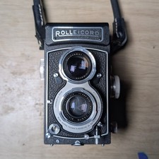 White Face MINT Rolleicord Vb type II 6x6 TLR Xenar 75mm f3.5 With Original Case