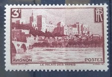 Timbre France N° 391 Le Palais Des Papes Avignon Neuf** 1938