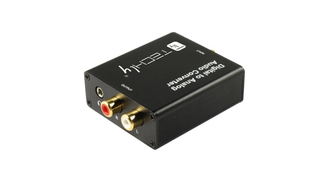 Сетевой адаптер ЦАП Toslink коаксиальный do аналоговый RCA L/R i 3,5 мм