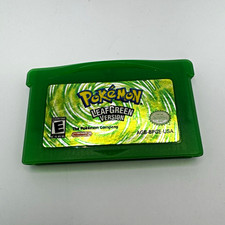 Pok mon LeafGreen Version Nintendo Game Boy Advance AUTHENTIC TESTED