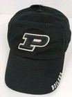 Purdue Boilermakers Ncaa Team Color Adult Embroidered Cap Hat Adjustable Black