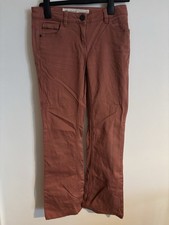Next burnt orange bootcut jeans size 8L