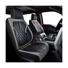 Silverado Sierra Seat Covers, Napa Leather, for 2019-2025 Chevy Silverado GMC...