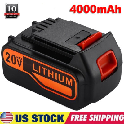 20V MAX LB2X4020 Battery FOR Black & Decker 4.0Ah Lithium LBXR20 LBX20 LB20 New