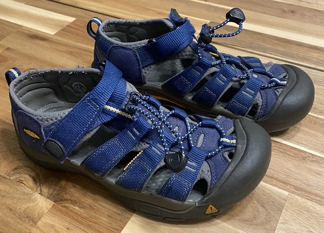 Scarpe sandali KEEN Newport H2 blu bungee escursionismo acqua punta chiusa 1014186 taglia 5