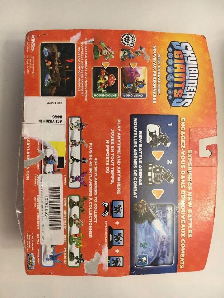 Activision Skylanders Giants Battle Pack Chop Chop Dragonfire Cannon Shroomboom - Imagem 4 de 4