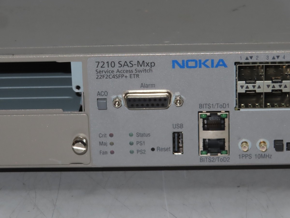 Alcatel Lucent Nokia 7210 SAS-Mxp 22F2C4SFP+ ETR | eBay