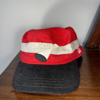 New Era Obscur Kepi Style Striped Snapback Hat Cap