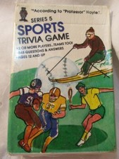 VINTAGE 1980's HOYLE AMTRAK TRAIN SPORTS TRIVIA GAME SERIES 5 ORIGINAL SEAL USA