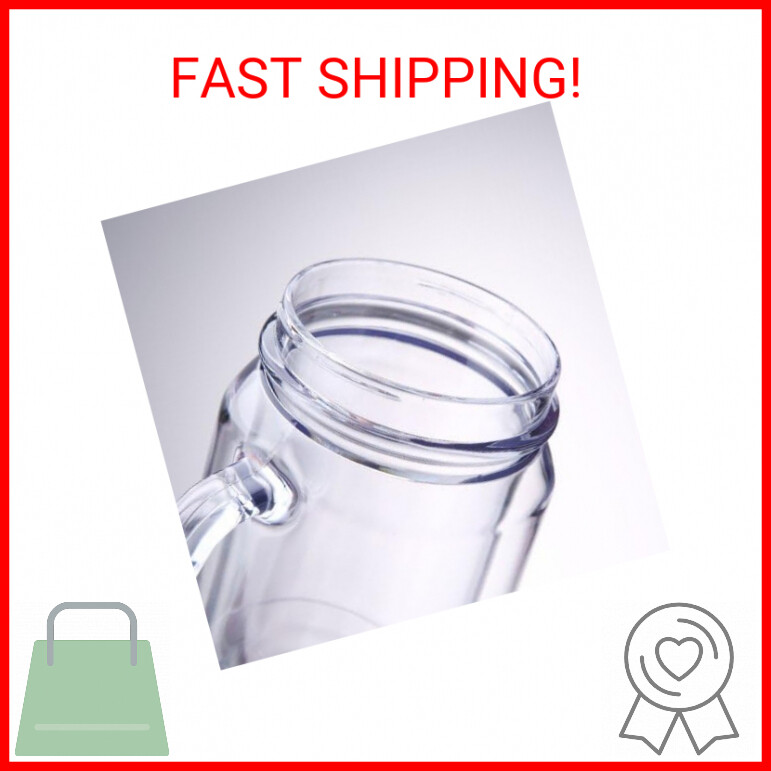 Cupture Double Wall Insulated Plastic Mason Jar Tumbler Mug 20 Oz 3
