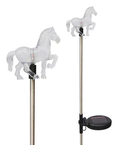 2X Solar Powered Horse Landscape Garden Stake Color Changing LED Light - Picture 2 of 3