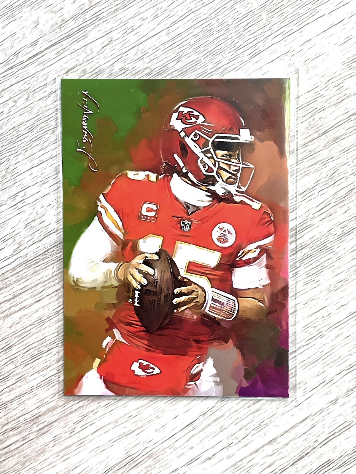 rare-patrick-mahomes-limited-edition-serial-9-50-artist-auto-autograph