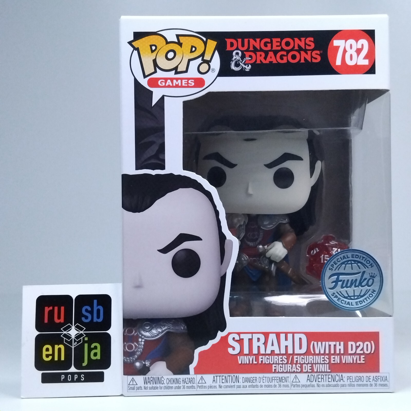Funko Pop! Games Dungeons &Amp; Dragons Strahd Con D20 Edición Especial #782