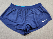 NIKE PRO 2023 Elite Team Running Shorts Blue Mens XXL Made In USA AO8147-492
