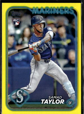 2024 Topps Update #US30 Samad Taylor Yellow Rookie Seattle Mariners