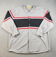 Vintage Mechanic Shirt Mens 2XL Red Kap Long Sleeve Goodwrench Style Garage Wear