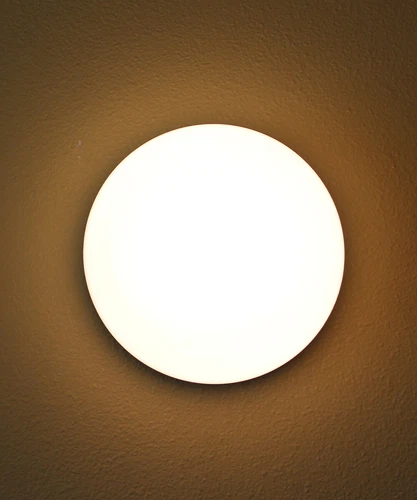 Flux 11"W 1-Light LED Flush Mount Light Fixture Satin Silver Finish - Picture 5 of 8