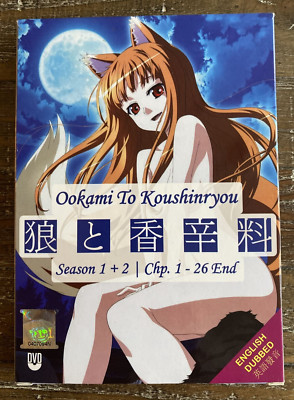 Ookami To Koushinryou: Season 1 & 2- Chapter 1-26 (DVD, 2-discs) English Dubbed!