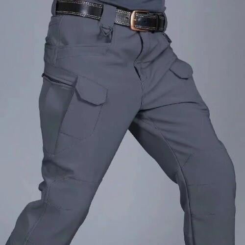 Men's 5XL Autumn Spring Softshell Elastic Camping Hiking Fishing Hunting Pants - Picture 3 of 36