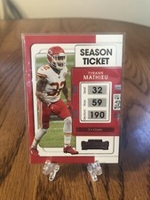2021 Panini Contenders #50 Tyrann Mathieu SEASON TICKET- Pack Fresh