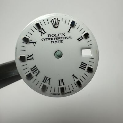 Rolex Date Steel Lady White Roman Dial Vintage