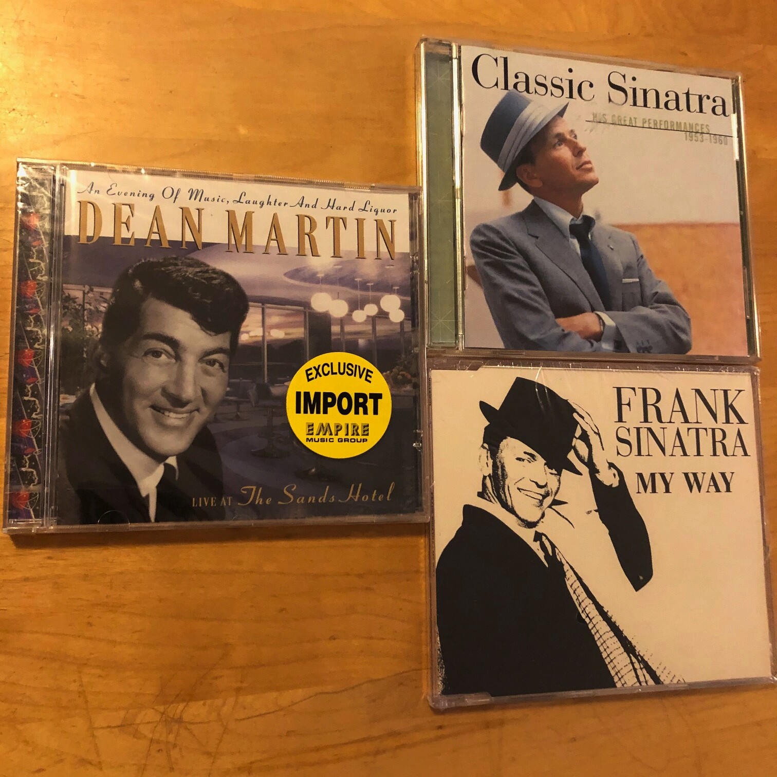 DEAN MARTIN Live At The Sands Hotel CD RARE Belgium BRAND NEW +BONUS Sinatra CD