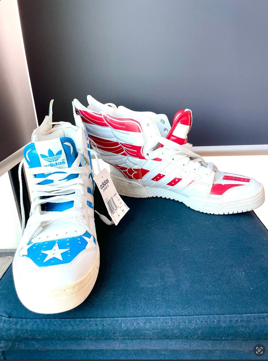 Adidas Jeremy Scott American Flag Wings Size 8 | eBay