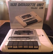 Commodore 1530 C2N Datassette UNTESTED Comes With Original Box And Styrofoam