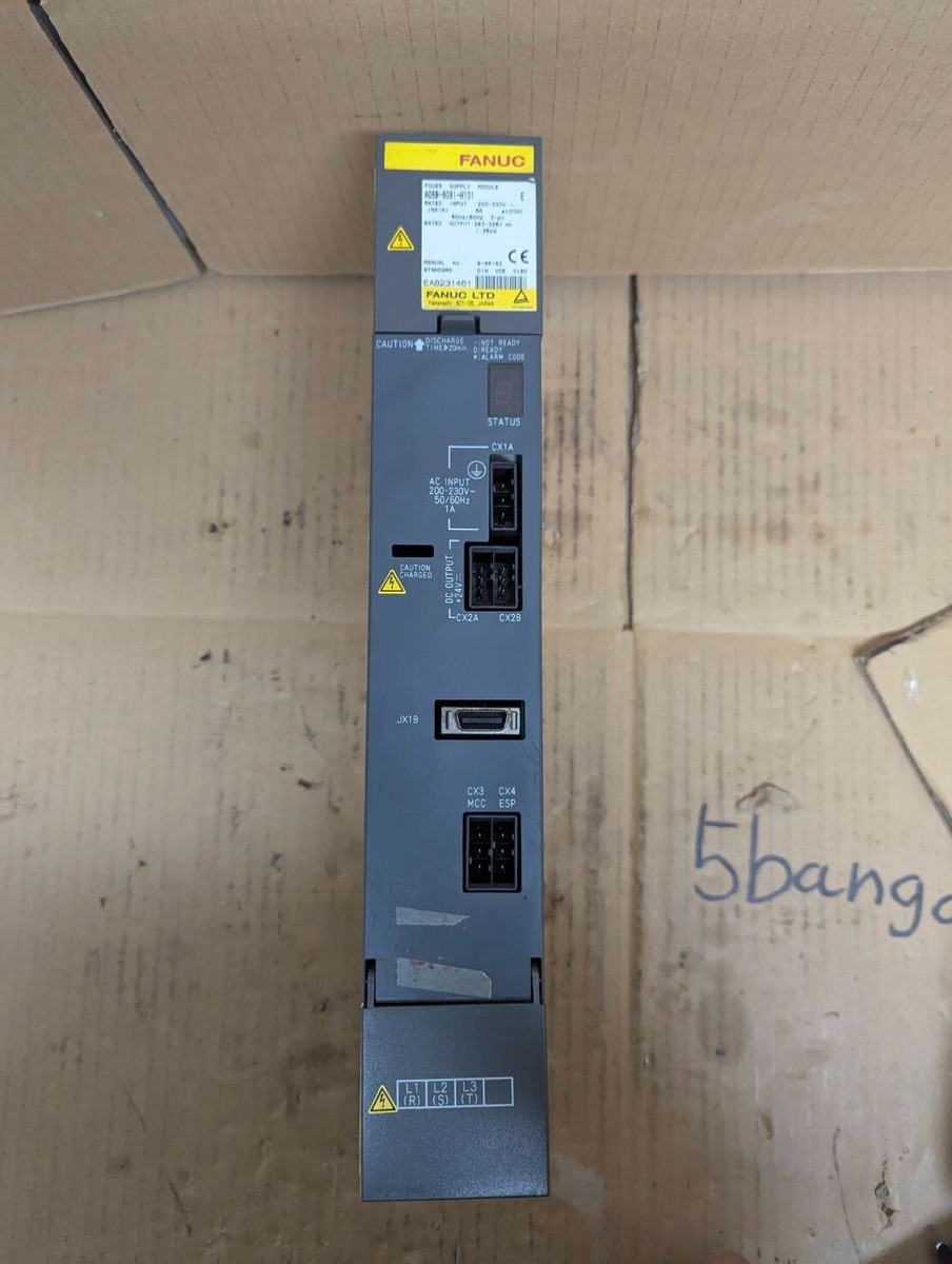 FANUC A06B-6081-H101 電源ユニット FANUC A06B-6081-H101 Power Supply Removed From The Working Machine