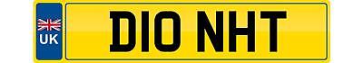 DION Private number plate cherished registration D10 NHT personal car reg