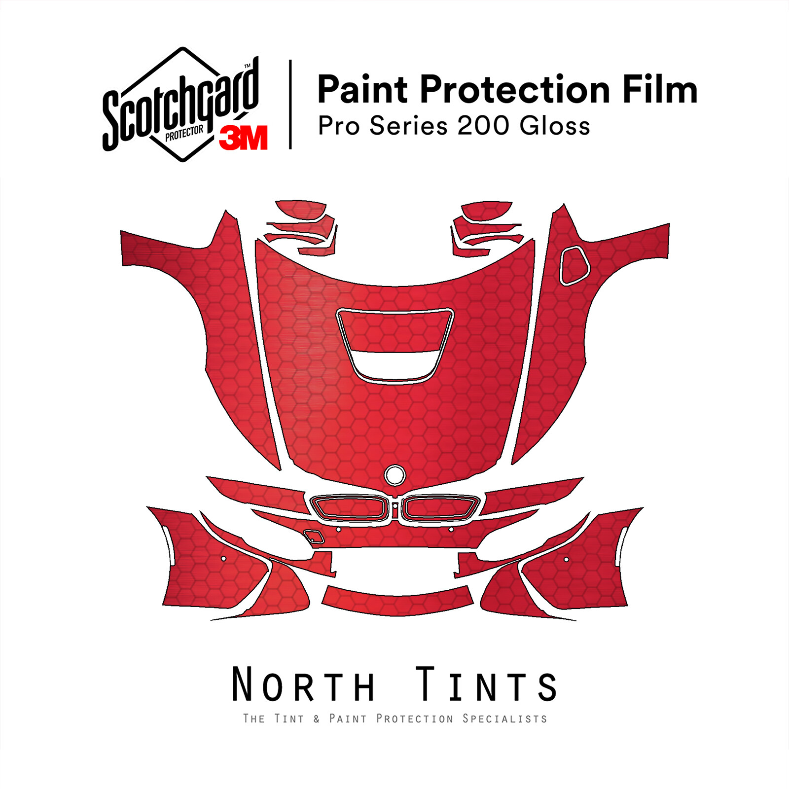 BMW I8 2014-2020 3M PRO Series PreCut Paint Protection Film Clear Bra PPF Kit