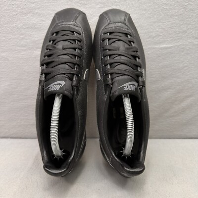 Nike Classic Cortez Mens Size 9.5 Shoes‎ Black Dark Gray Leather Sneakers 2019 Nike Classic Cortez Mens Size 9.5 Shoes Black Dark Gray  main image 3