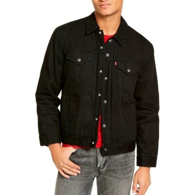 Levi's Men's Sherpa Trucker Jacket Covert OPS XX-Large 576960002