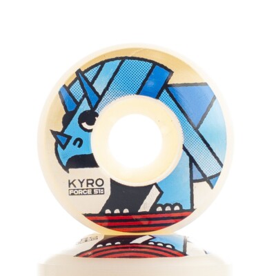 Force Wheels - Aaron Kyro Triceratops 51mm / Skateboard Rollen Wheels NEU Revive