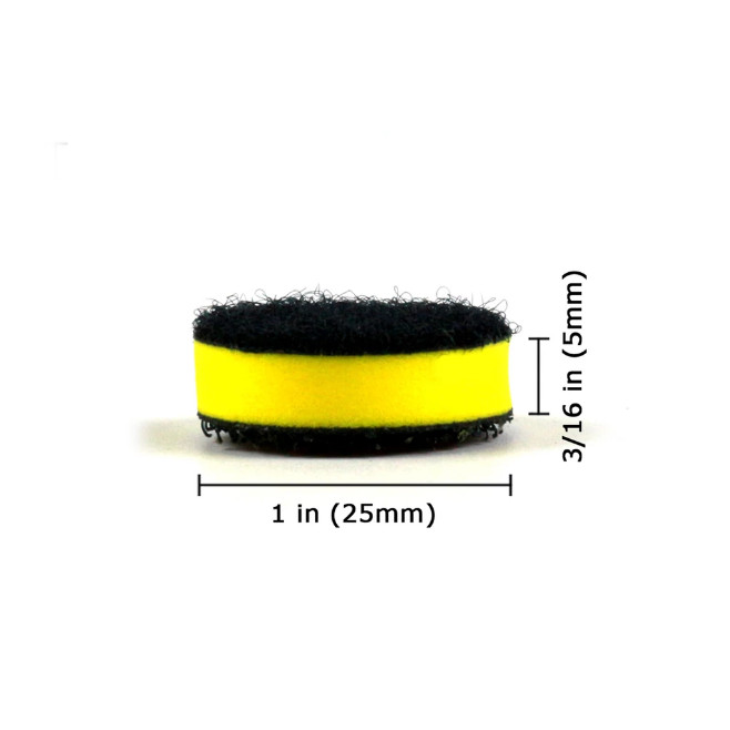 60pcs 1 Inch 60,240,600,1000,5000,10000 grit Wet/Dry Hook and Loop Sanding Discs