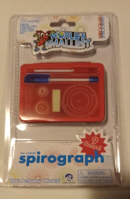 Worlds Smallest Original Spirograph  With 9 Gears. Brand New