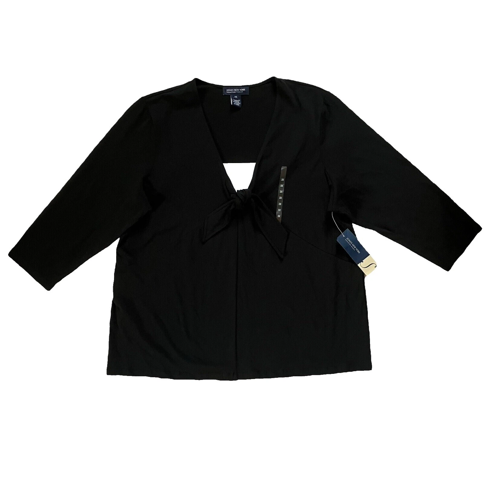 Sólido Jones New York Mujer Tops de lana para Mujeres