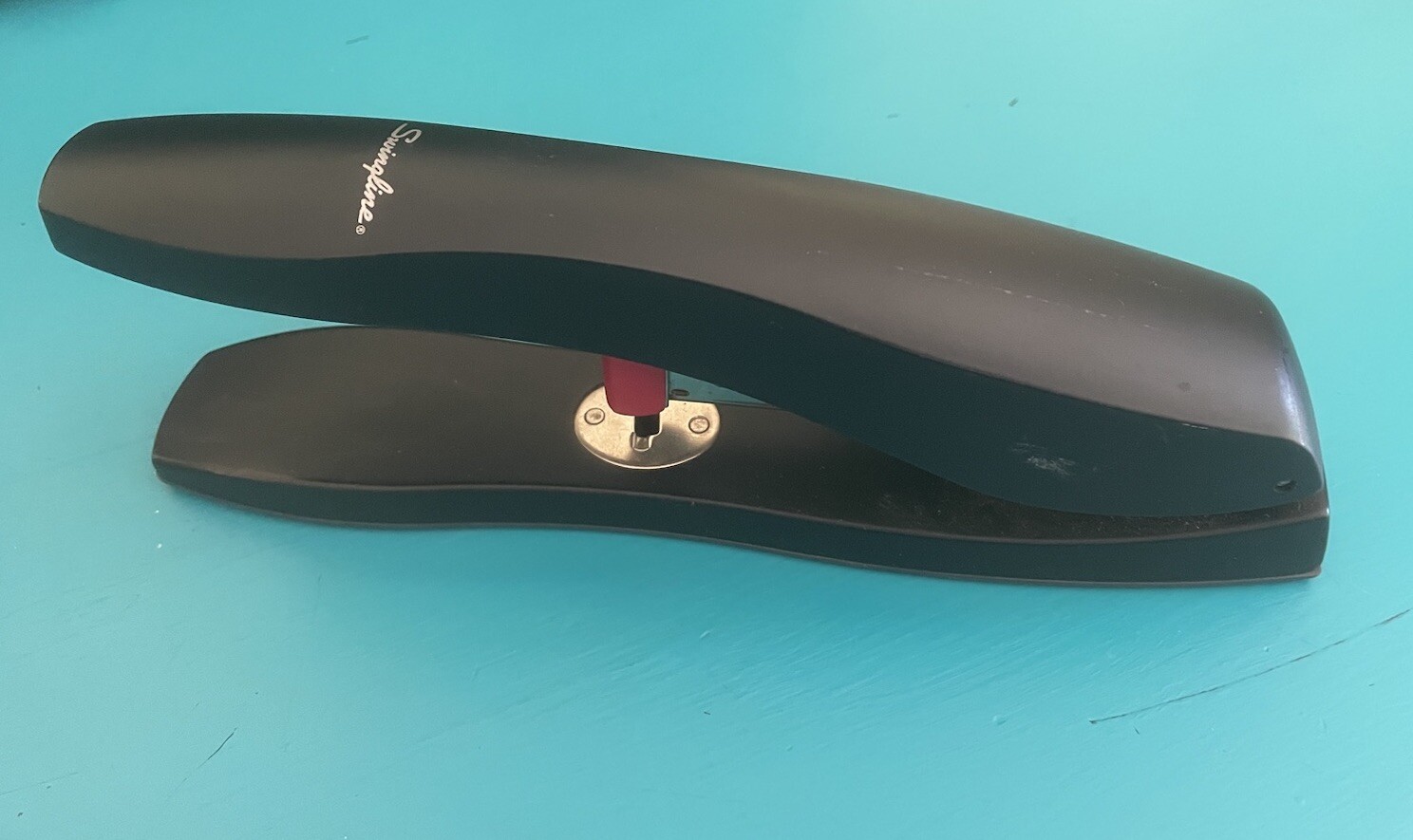 Swingline High Capacity 60 Sheet Stapler with Extended Handle for Efficient Stapling Black Model 77701/15 Perfect for Office or Home Desk Use-image