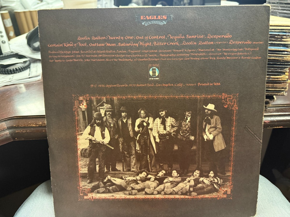 Eagles Desperado LP 1973 Asylum Records SD 5068 sp | eBay