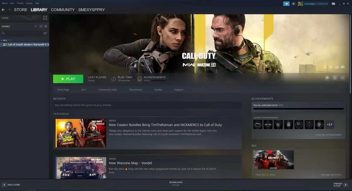 Call of Duty: Modern Warfare II Steam Account