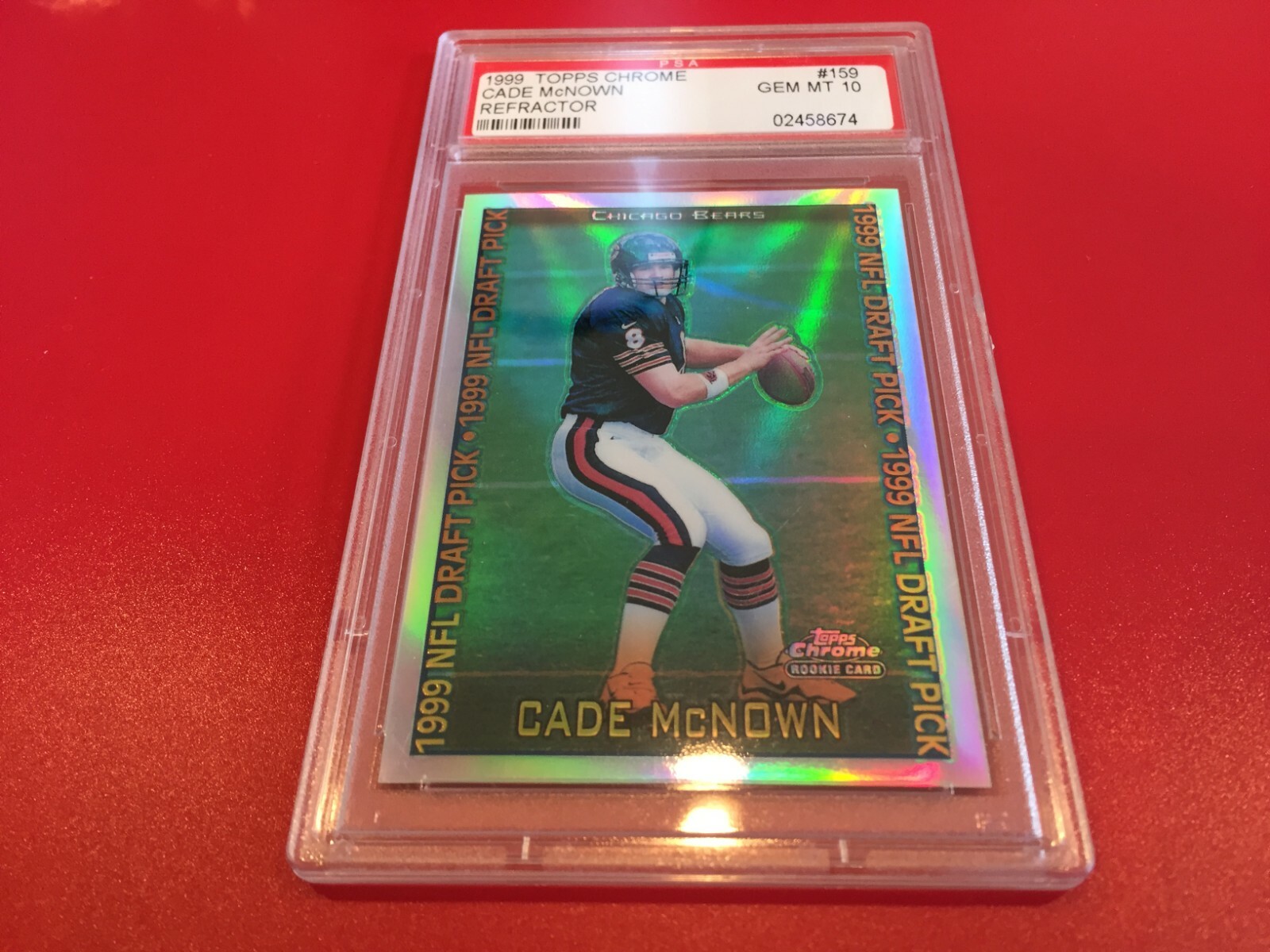 Cade McNown Topps Chrome #159 Refractor