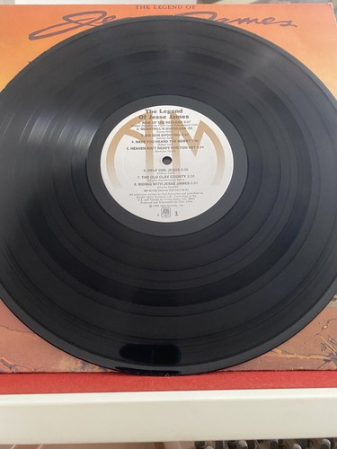 The Legend Of Jesse James Vinyl LP 1980 Levon Helm Johnny Cash Emmylou BONUS - Picture 6 of 9