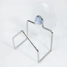 Suction Cup Stainless Steel Cleaning Cloth Hanger Dish Drainer Sponge Holder