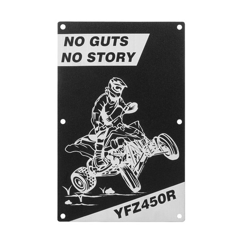 NICECNC Fender Warning Tags Badge Decals Stickers For Yamaha YFZ450R 2009-2024 - Picture 6 of 9