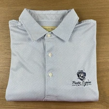 Donald Ross Sportswear Polo Mens L Geo Golf Performance Stretch Punta Espada