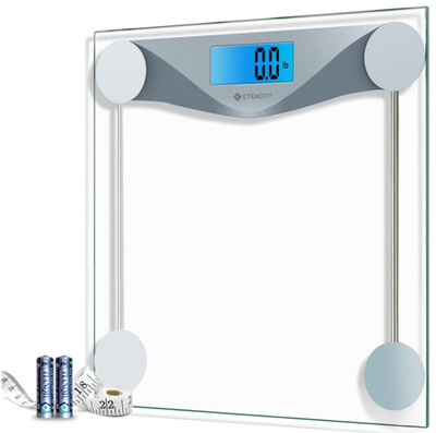 Digital Body Weight Scale, Large LCD Display, High Precision, 400 lbs Capacity