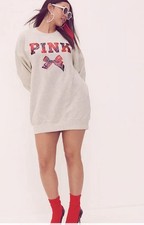 NWT Victoria Secret PINK x LoveShackFancy Crewneck Dress Small