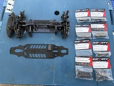 Infinity IF14 1/10 RC Touring Car Competition Chassis Rare With options